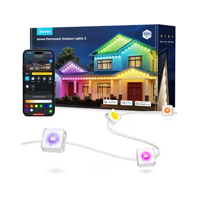 ریسه هوشمند فضای باز 30 متری گووی Govee Permanent Outdoor Lights 2 H705E