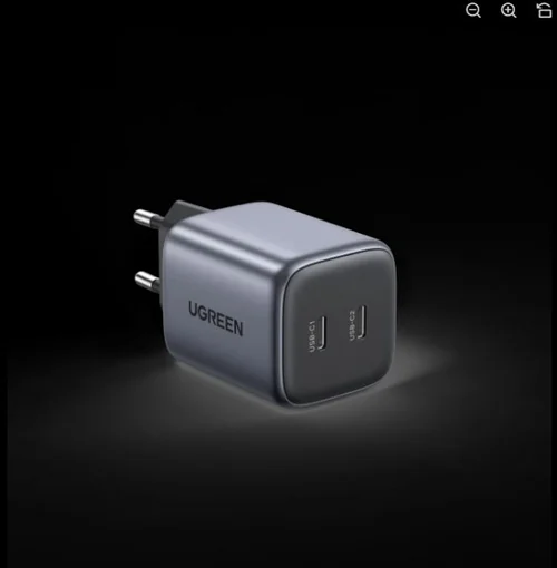 شارژر دیواری دو پورت UGREEN Nexode CD294 GaN 45W USB-C