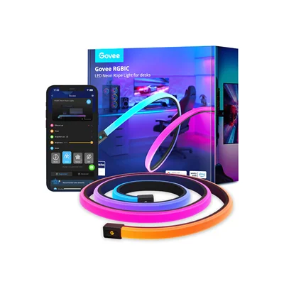 ریسه هوشمند نئون فلکسی قابل برش 3 متری Govee RGBIC LED Neon Rope H61C3