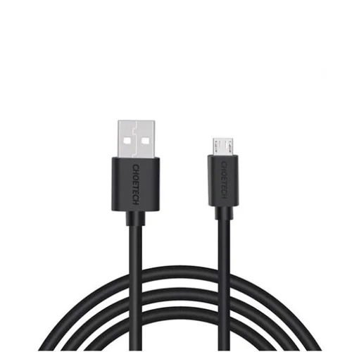 کابل 2.4 آمپر 1 متری USB A به Micro USB چویتک مدل AB003