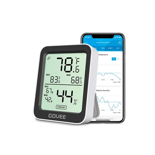 دماسنج و رطوبت سنج هوشمند گووی مدل Govee Bluetooth Hygrometer Thermometer H5075