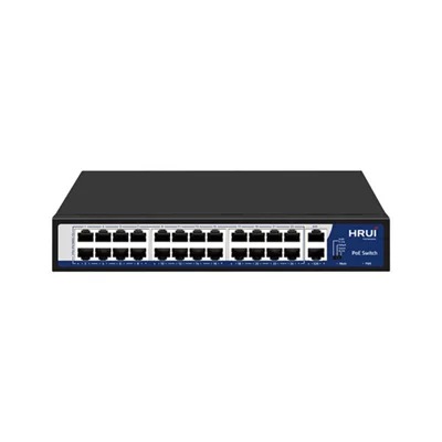 سوئیچ  24 پورت 10/100Mbps PoE و 2 پورت Uplink اچ ار یو ای HRUI HR902-AF-242G-300