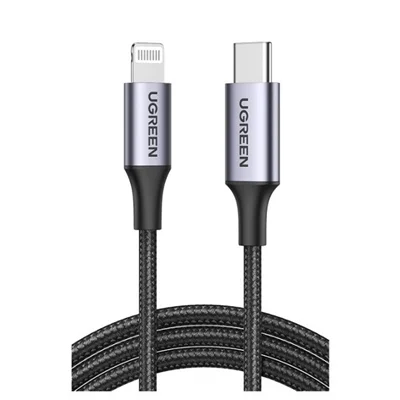 کابل شارژ یوگرین مدل US304 USB-C به Lightning با پشتیبانی از شارژ سریع PD