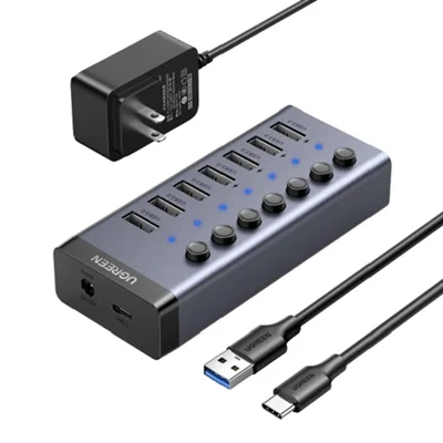 هاب USB یوگرین UGREEN CM481 7 Port USB 3.0