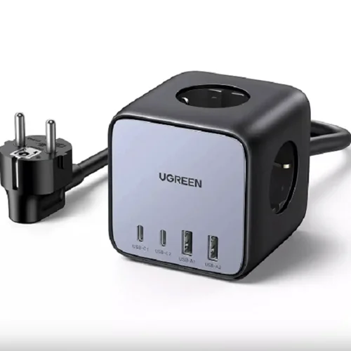 چندراهی برق و شارژر UGREEN DigiNest Cube مدل CD268