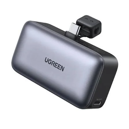 مینی پاوربانک ۵۰۰۰ میلی‌آمپرساعت ۲۲.۵ وات یوگرین مدل pb503 با کانکتور USB-C داخلی