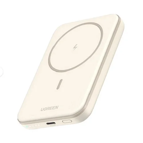 پاور بانک مغناطیسی وایرلس یوگرین 5000 میلی‌آمپر ساعت | UGREEN PB560