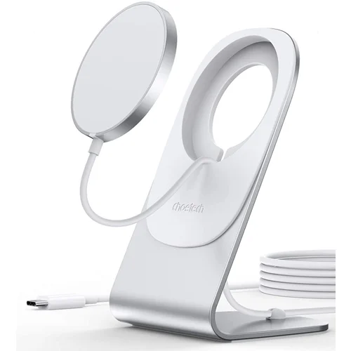 پایه شارژر بی‌سیم Magsafe شارژ سریع 15 وات چویتک مدل CHOETECH T517+H047